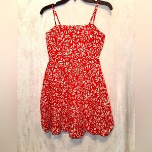 Copper Key Floral Bubble Hem Dress-NWT